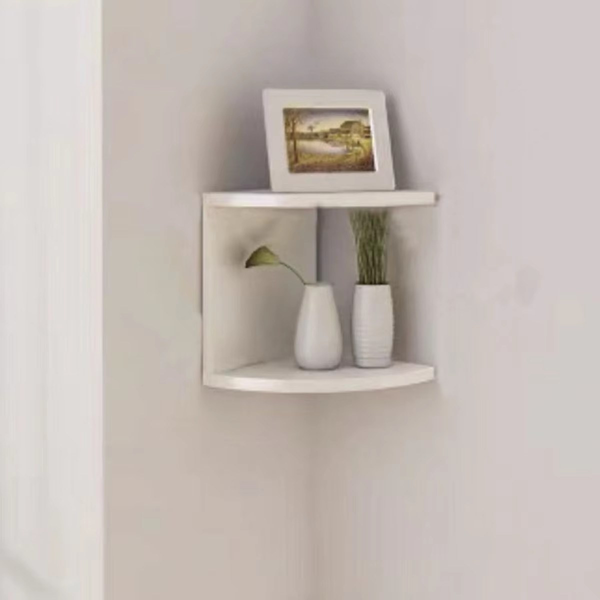 Eck-Wandregal - Modernes 5/2-stöckiges Design