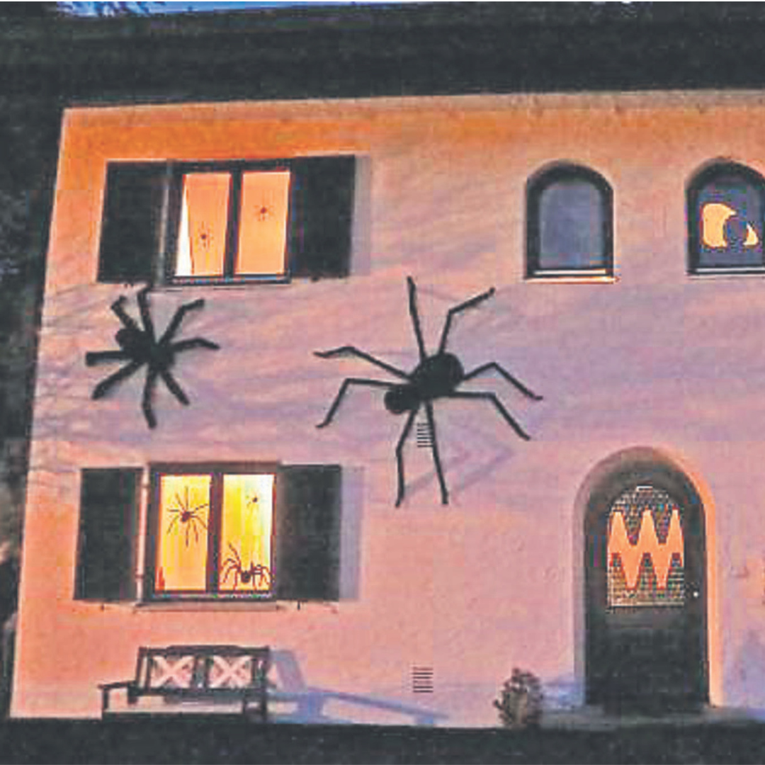 XXL Halloween-Spinne – Horror Deko für Innen & Außen