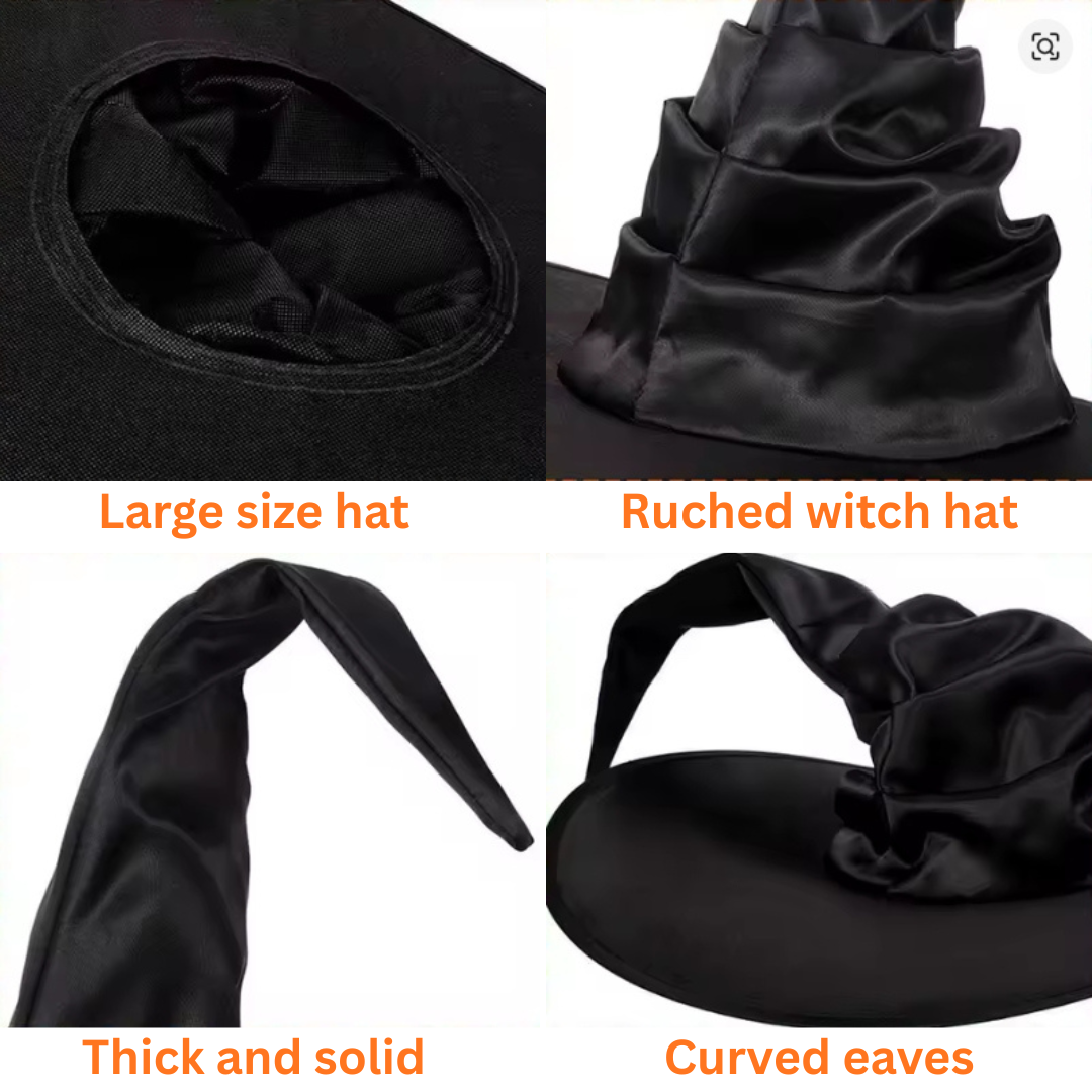 Halloween – Faltbarer Hexenhut, Kostüm & Cosplay