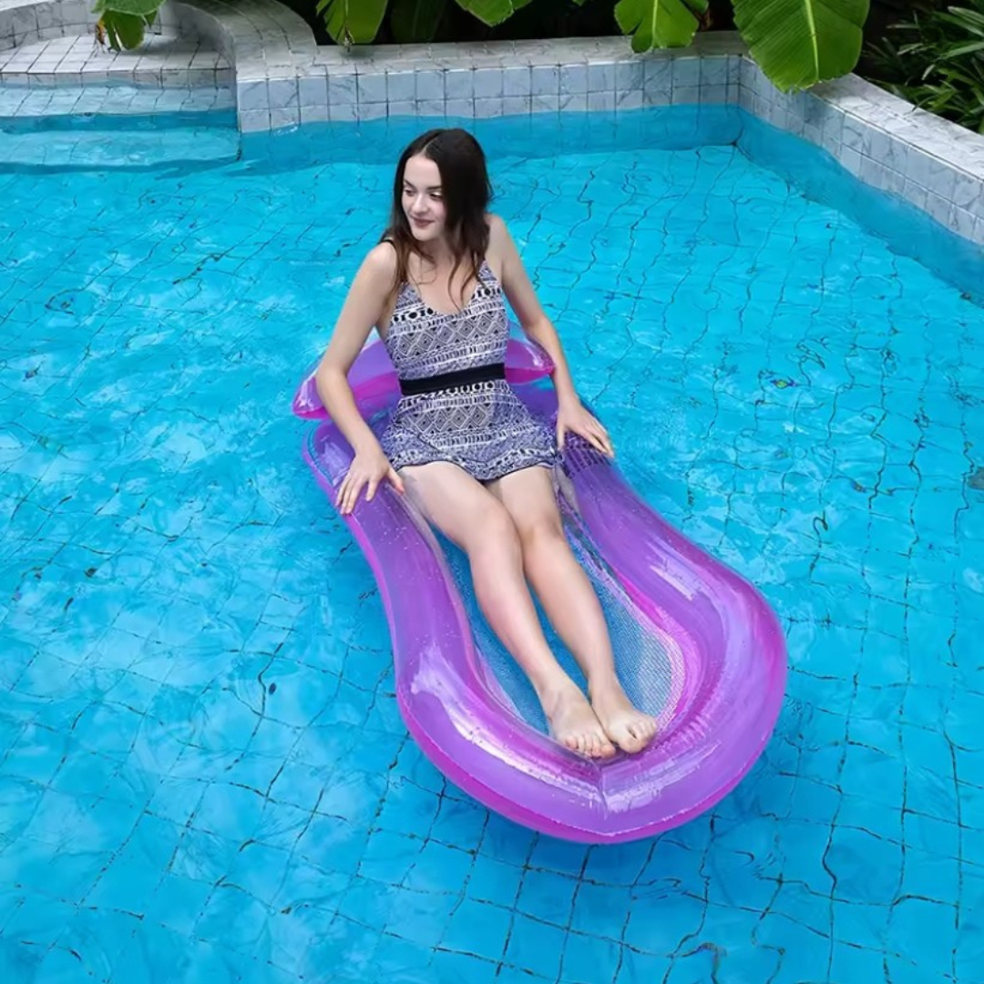 Aqua Lounge - Leicht aufblasbare Strand & Poolmatratze für den Sommer
