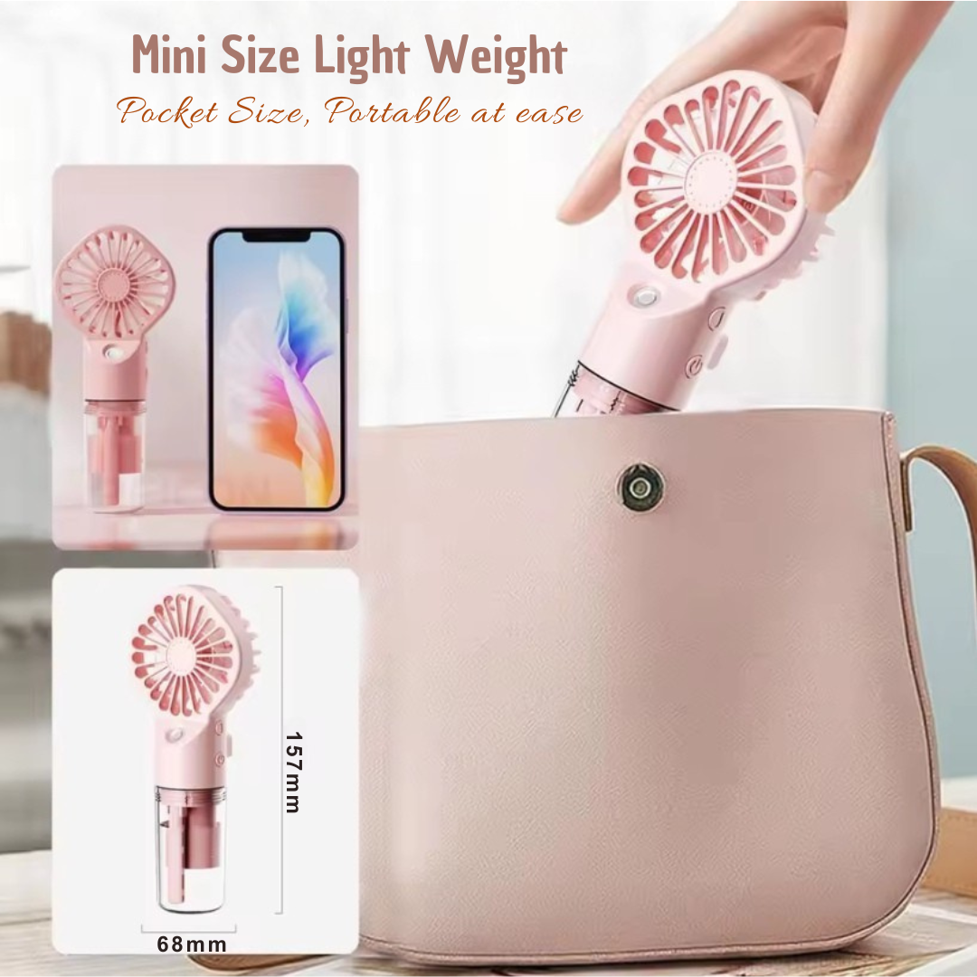 Mini USB-Ventilator mit Wasserspray