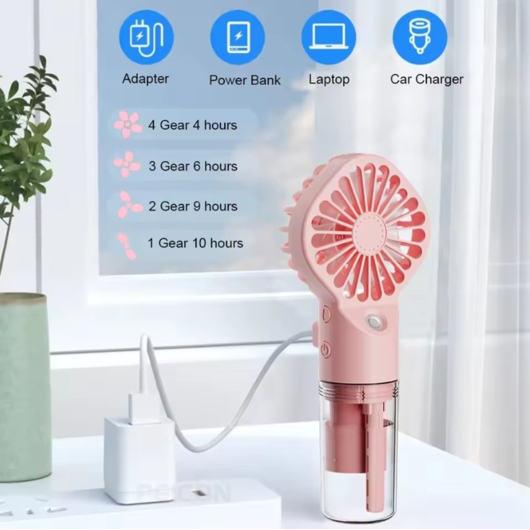 Mini USB-Ventilator mit Wasserspray